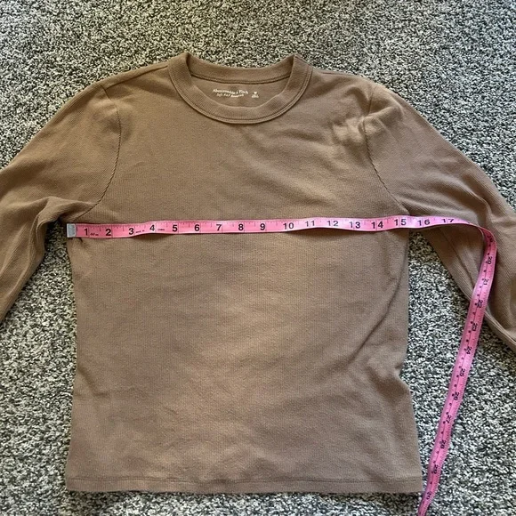 Abercrombie soft a&f essentials long sleeve - Picture 3 of 5